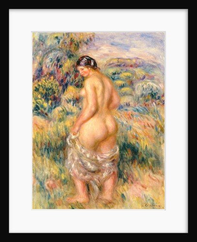 Standing Nude in a Landscape by Pierre Auguste Renoir