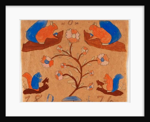 Four Squirrels, 1876 by American School