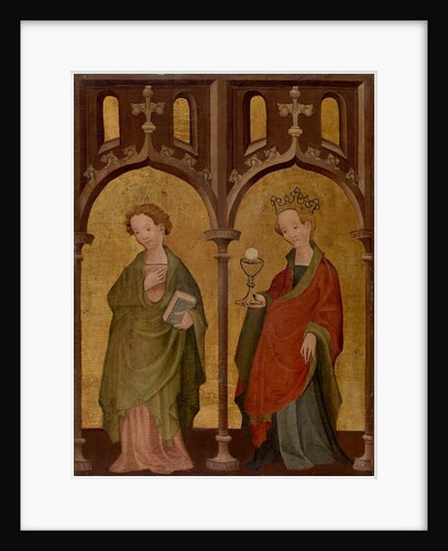 Two Female Saints by German School