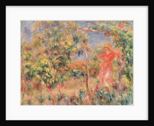 Figure in a Garden, 1917 by Pierre Auguste Renoir