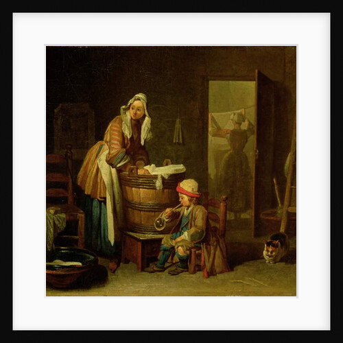 The Laundress by Jean-Baptiste Simeon Chardin