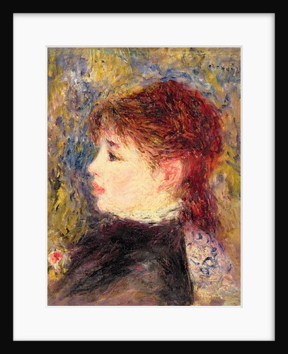 Head of Margot, c.1878-79 by Pierre Auguste Renoir