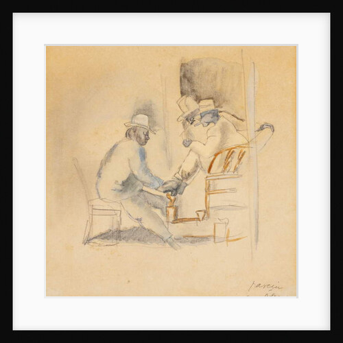 New Orleans Shoeshine by Jules Pascin
