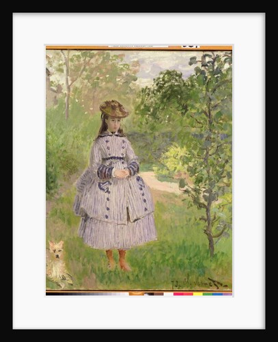 Girl in a Garden, 1873 by Claude Monet