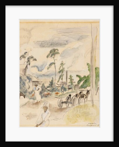 Landscape with Figures, Miami, 1916 by Jules Pascin