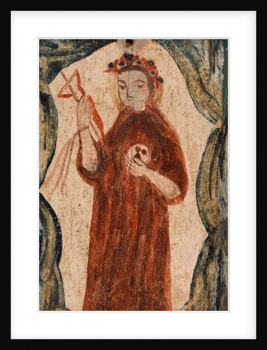 Saint with a Crucifix by School American
