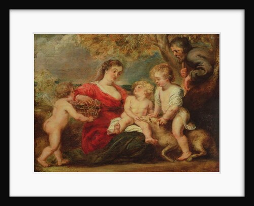 Holy Family in a Landscape by Peter Paul Rubens