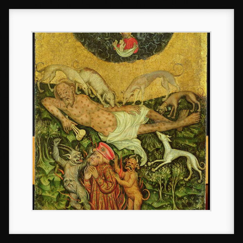 Lazarus and the Rich Man, c.1400 by German School