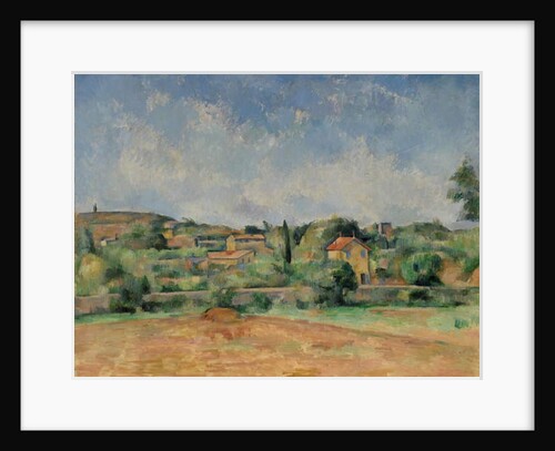 The Bellevue Plain, or The Red Earth, 1890-92 by Paul Cezanne