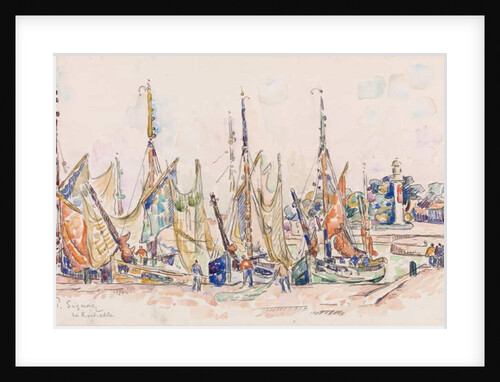 La Rochelle: Boats by Paul Signac