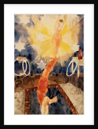 Two Acrobats in Red Tights by Charles Demuth