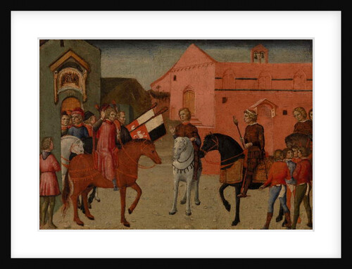 Sienese Government Officials Receiving an Embassy, c.1440 by Pietro di Giovanni Lianori