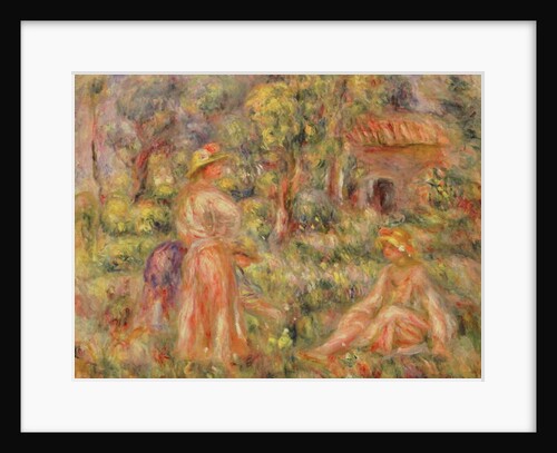 Girls in a Garden, 1918 by Pierre Auguste Renoir