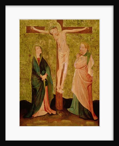 Crucifixion with Mary and John by German School