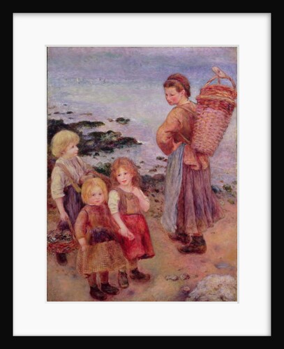 Mussel Fishers at Berneval, 1879 by Pierre Auguste Renoir
