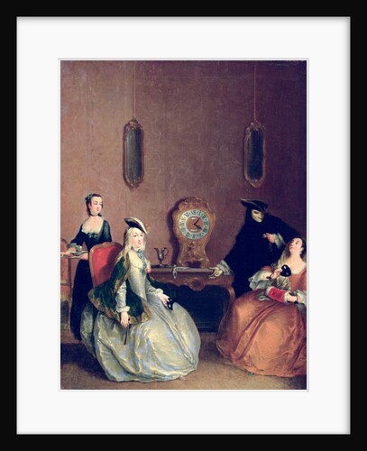 Interior Scene - Masked Party by Pietro Longhi