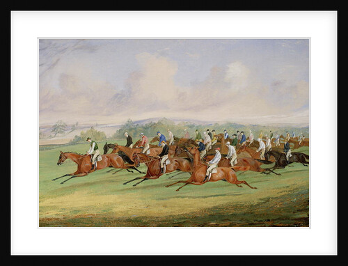 The Start of the Derby, 1844 by Henry Thomas Alken