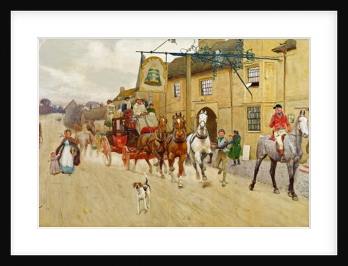 The Great North Road, The Bell at Stilton, 1902 by Cecil Charles Windsor Aldin