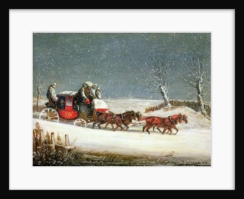 The Royal Mail in Deep Snow by Samuel Henry Alken