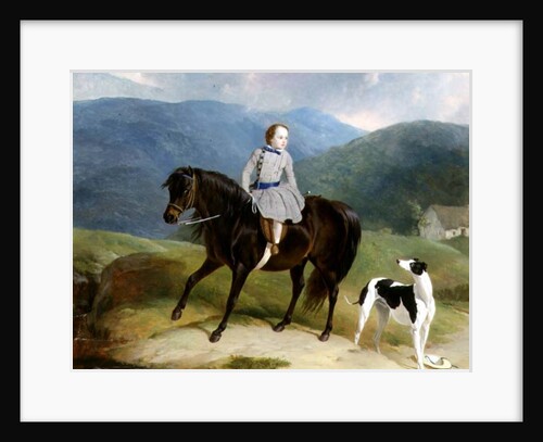 Master Edward Coutts Marjoriebanks on his Pony, c.1851 by Abraham & Webster Thomas Cooper