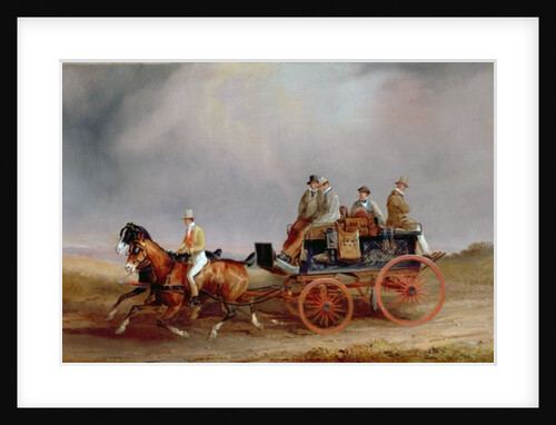 Going Shooting; a Postillion and Pair with a Game Cart by Charles Cooper Henderson