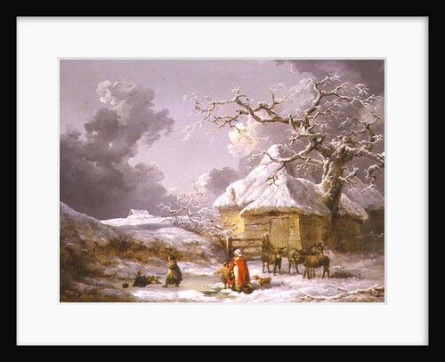 A Fall on the Ice by George Morland