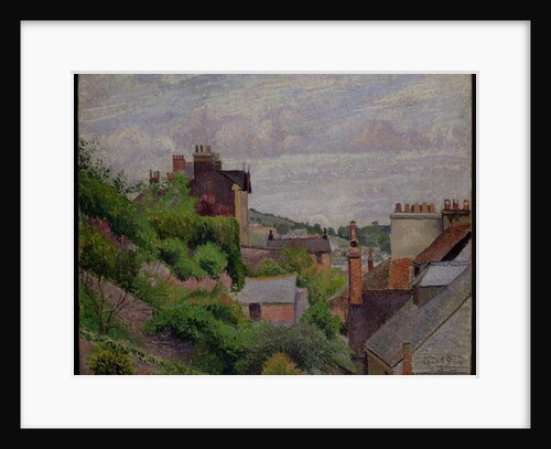 The Roofs of Dartmouth, 1922 by Lucien Pissarro