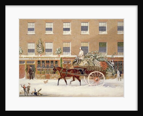 The Approach to Christmas, 1849 by James Pollard