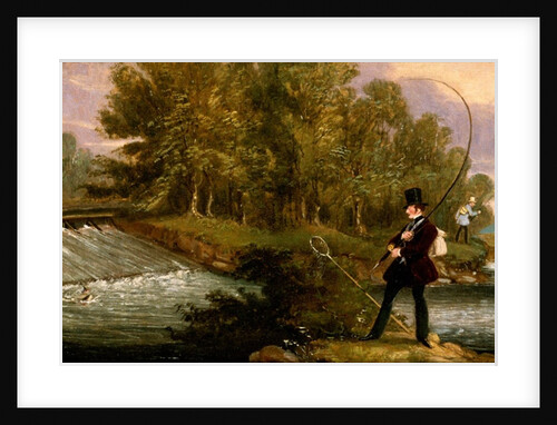 Trout Fishing on the Lea, 1841 by James Pollard