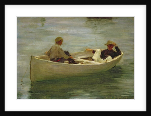 In the Rowing Boat, 1898 by Henry Scott Tuke