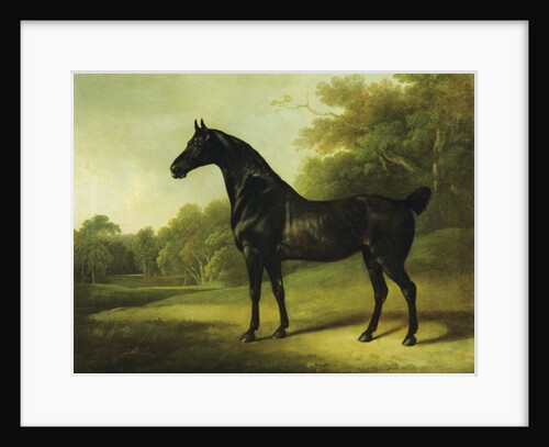 A Bay Horse in a Wooded Landscape, 1814 by Charles Henry Schwanfelder