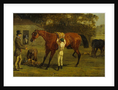 Saddling by Samuel Henry Alken