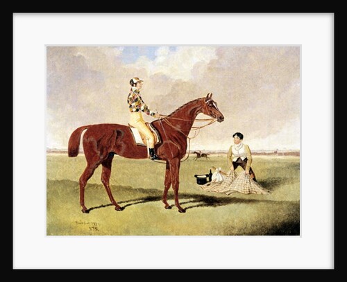 Barefoot ridden by Dick Goodison, 1829 by John Frederick Herring Jnr