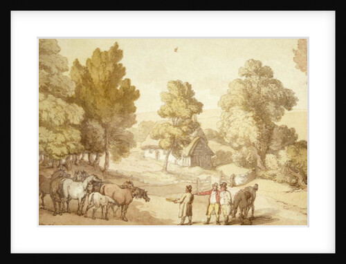 The Horse Trader, 1816 by Thomas Rowlandson