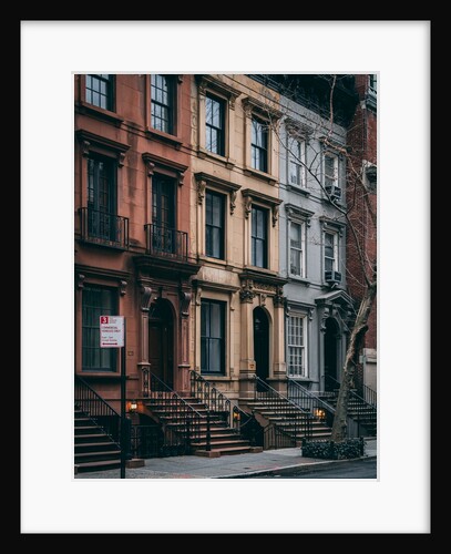 Brownstones in the Upper East Side, Manhattan, New York City, USA by Jon Bilous