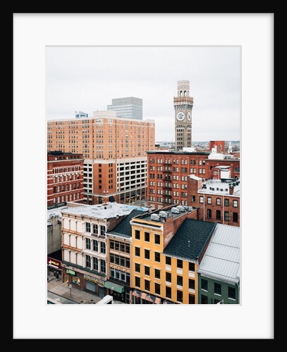 View of the Bromo-Seltzer Tower and downtown Baltimore, Maryland, USA by Jon Bilous