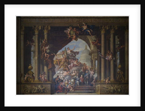 The West Wall of the Painted Hall, c.1707-27 by James Thornhill