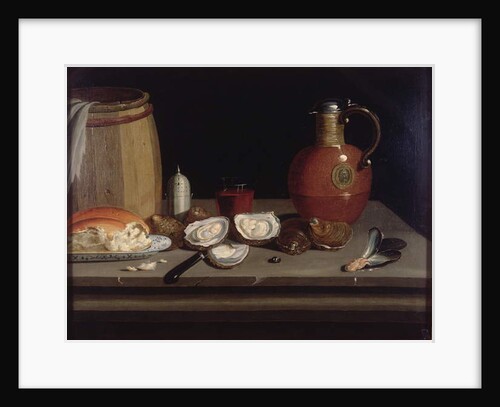 Still Life with Shellfish by Philips Angel