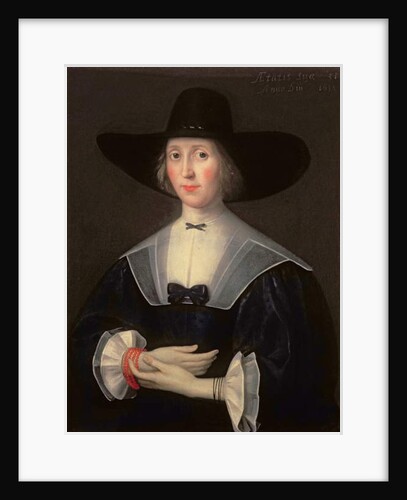 Portrait of a Lady in Black, 1638 by English School