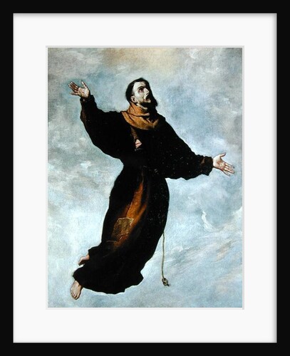 Levitation of St. Francis by Francisco de (follower of) Zurbaran