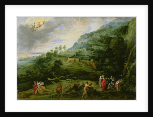 Ulysses and Nausicaa, 1635 by Lucas van Uden