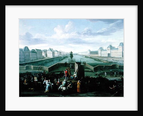 View from the Pont Neuf, Paris, 1668 by Hendrick Mommers