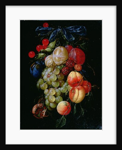 A Garland of Fruit by Cornelis de Heem