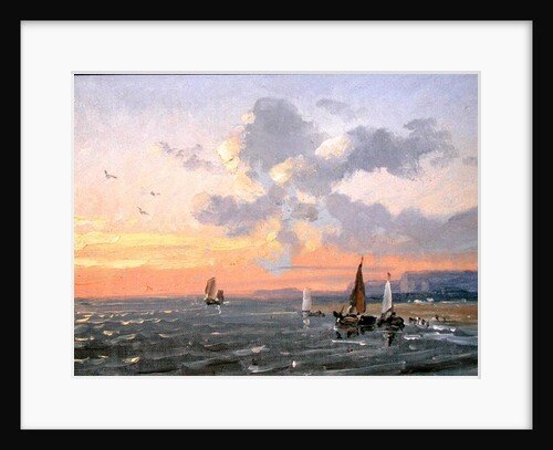 Sea View, Sunset by Josephine Bowes