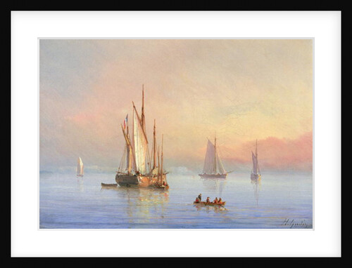 Shipping in a calm by Herminie