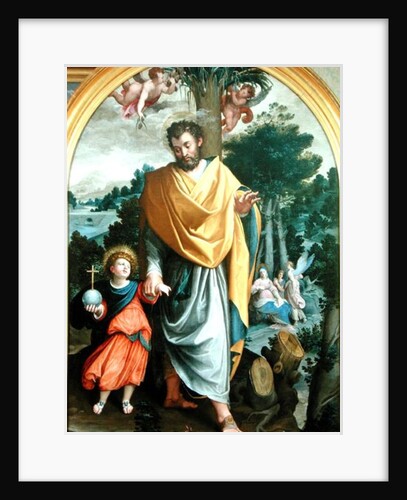 St. Joseph leading the infant Christ by Juan Sanchez Cotan