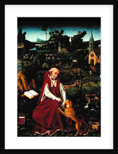 St. Jerome and the Lion by Hans Leonard Schaufelein
