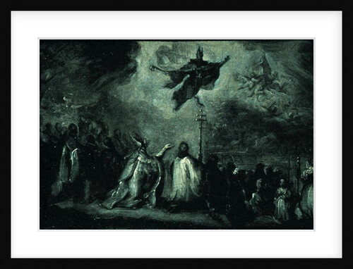 St. Augustine's Appearance by Miguel Jacinto Melendez