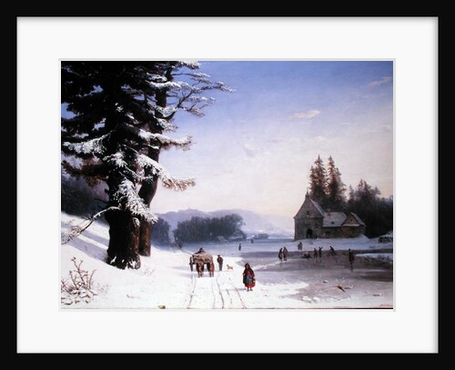 Snow Scene in the South of France, 1868 by Josephine Bowes