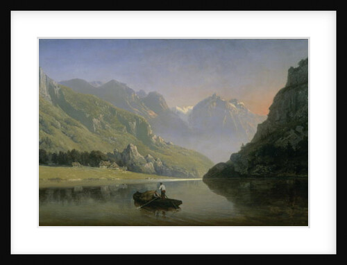 Souvenir of Savoy; Sunrise in the Mountains by Josephine Bowes